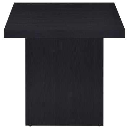 Max Rectangular Coffee and End Table Set Black