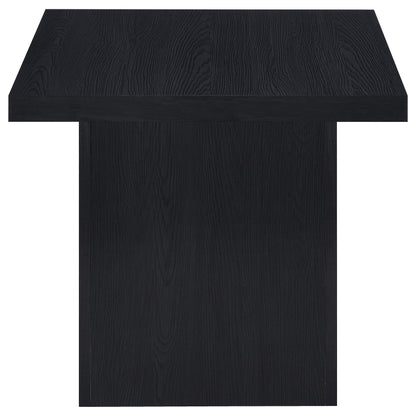 Max Rectangular Coffee and End Table Set Black