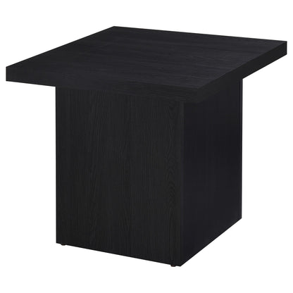 Max Rectangular Coffee and End Table Set Black