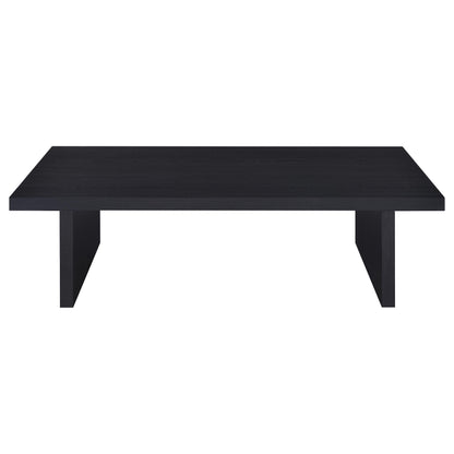 Max Rectangular Coffee and End Table Set Black