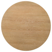 Ottowa 36-inch Round Wood Cocktail Coffee Table Light Oak