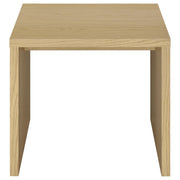 Canoga Lift Top Cocktail Coffee Table Set Light Oak