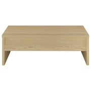 Canoga Engineered Wood Lift Top Coffee Table Light Oak