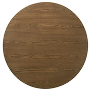 Franklin 2-piece Round Pedestal Coffee Table Set Dark Brown