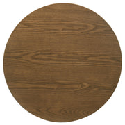 Franklin 3-piece Round Pedestal Coffee Table Set Dark Brown