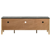 Bradley 63-inch 2-Door SmartTop™ TV Stand Grey and Natural