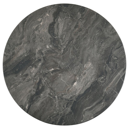 Bradley 2-Piece Round SmartTop™ Coffee Table Set Smokey Grey and Dark Brown