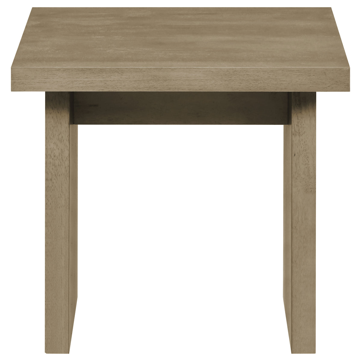 Decker Square Occasional Side End Table Natural Oak