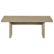 Decker 2-piece Coffee and End Table Set Natural Oak