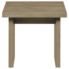 Decker 3-piece Coffee and End Table Set Natural Oak