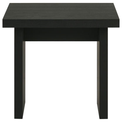 Decker Square Occasional Side End Table Black