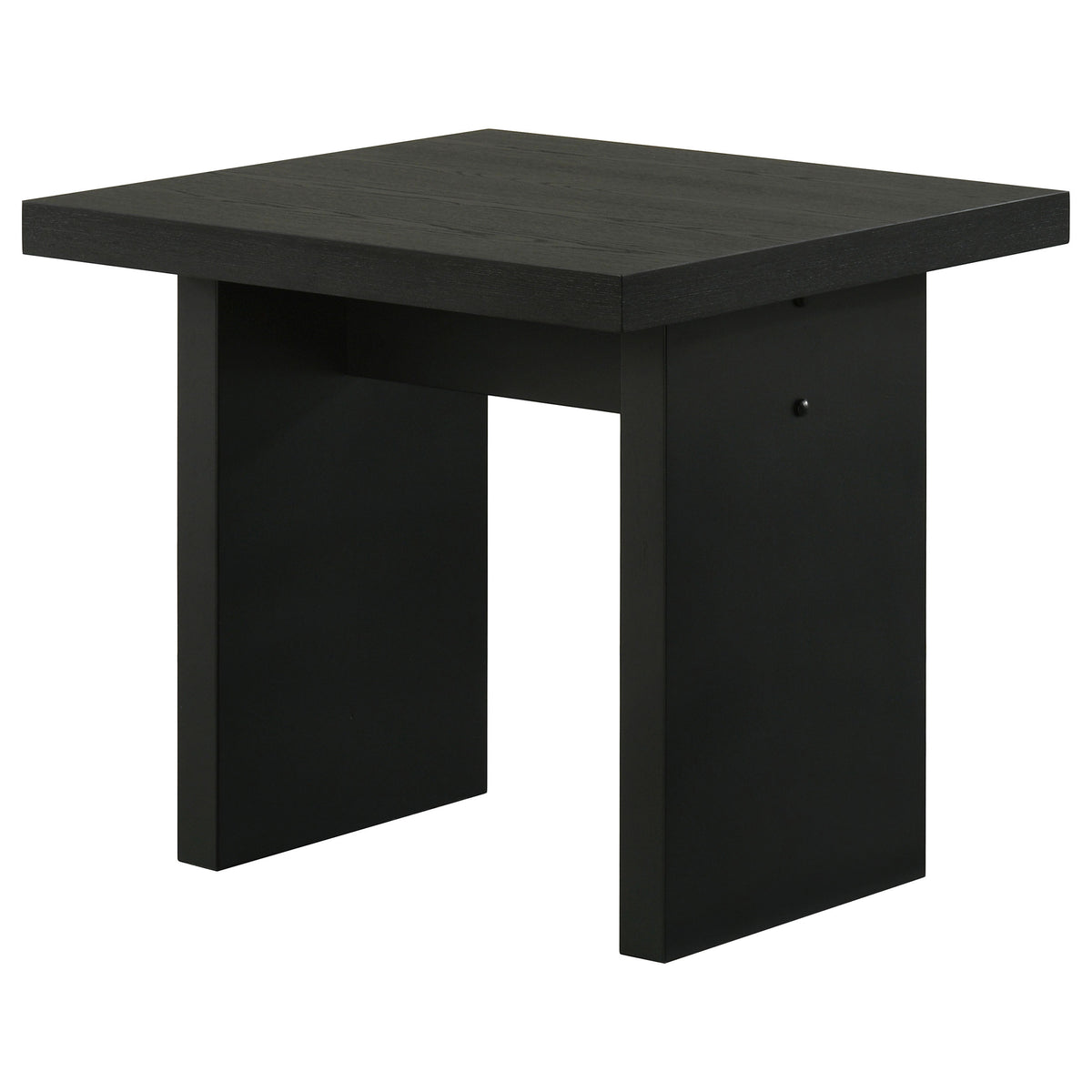 Decker Square Occasional Side End Table Black