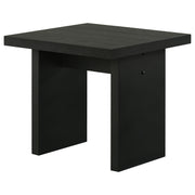 Decker Square Occasional Side End Table Black