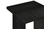 Decker Square Occasional Side End Table Black