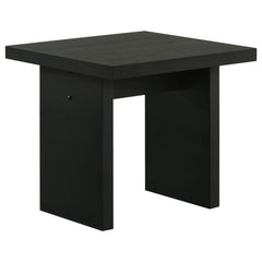 Decker 2-piece Coffee and End Table Set Black