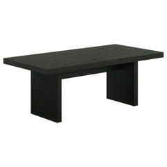 Decker 47-Inch Rectangular Cocktail Coffee Table Black