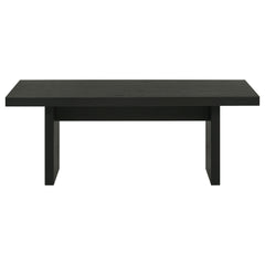Decker 47-Inch Rectangular Cocktail Coffee Table Black