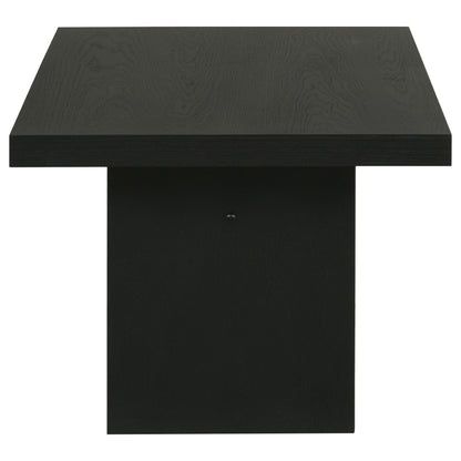 Decker 47-Inch Rectangular Cocktail Coffee Table Black