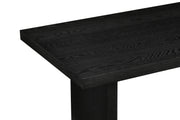 Decker 47-Inch Rectangular Cocktail Coffee Table Black