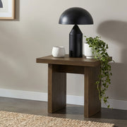 Decker Square Occasional Side End Table Walnut