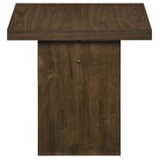 Decker Square Occasional Side End Table Walnut