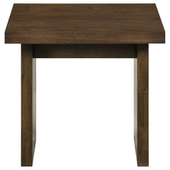 Decker 2-piece Coffee and End Table Set Walnut