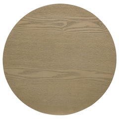 Hamlyn 3-piece Round Fluted Coffee and End Table Set Natural Oak