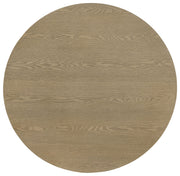 Hamlyn Round Fluted Occasional Cocktail Coffee Table Natural Oak