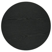 Hamlyn 2-piece Round Fluted Coffee and End Table Set Black