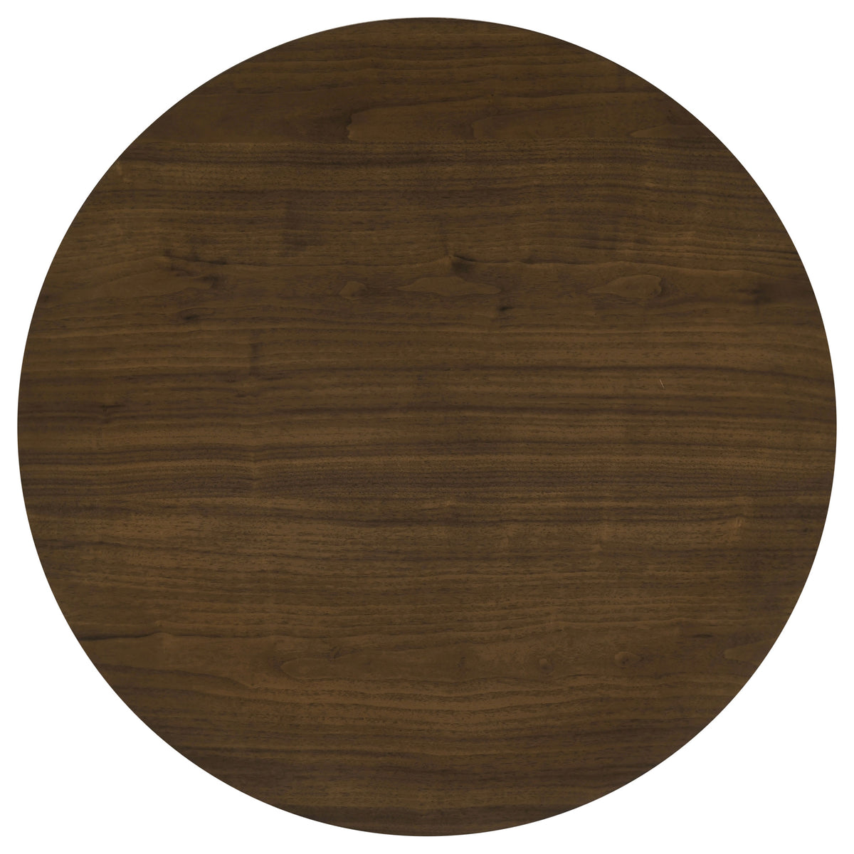 Hamlyn Round Fluted Occasional Cocktail Coffee Table Walnut
