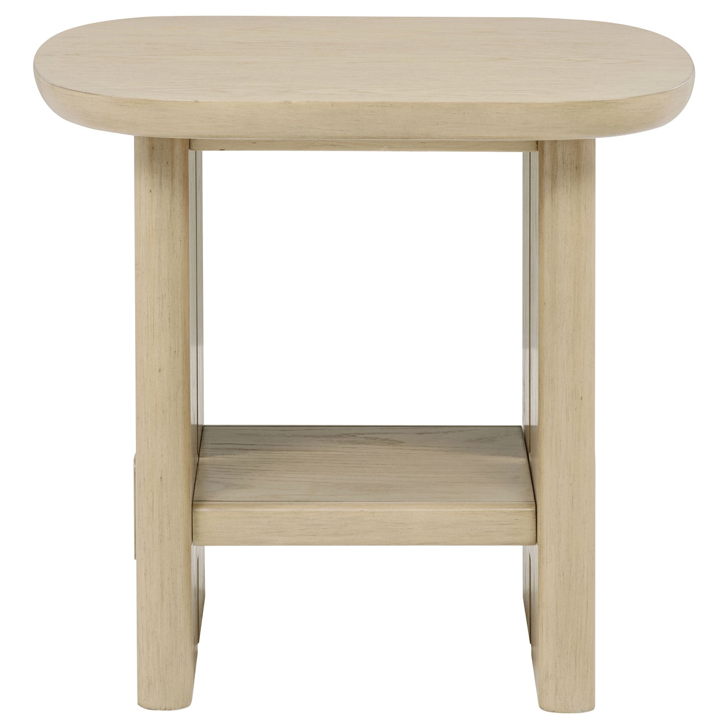 Kailani Coastal Coffee and End Table Set Beige Oak