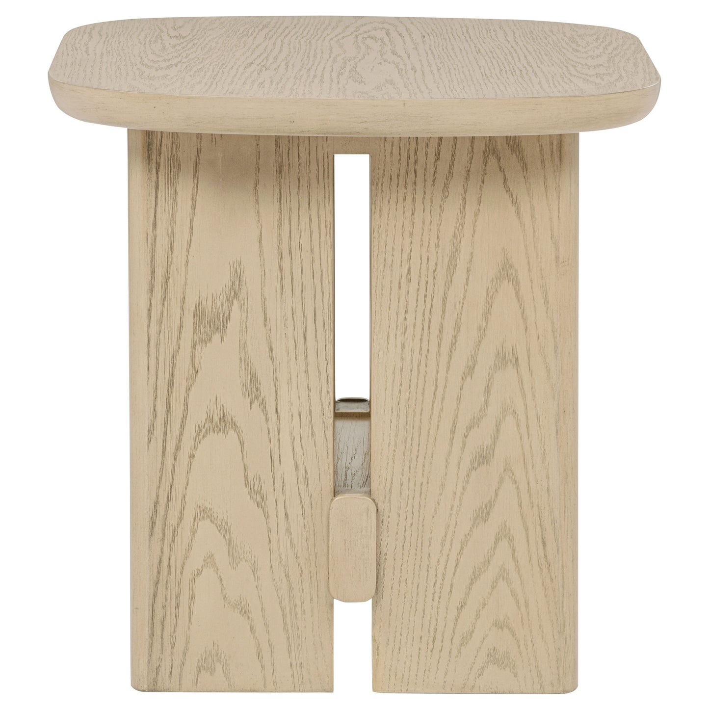 Kailani Coastal Coffee and End Table Set Beige Oak