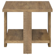 Dawn  Round Coffee and End Table Set Mango Brown