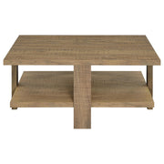 Dawn  Round Coffee and End Table Set Mango Brown