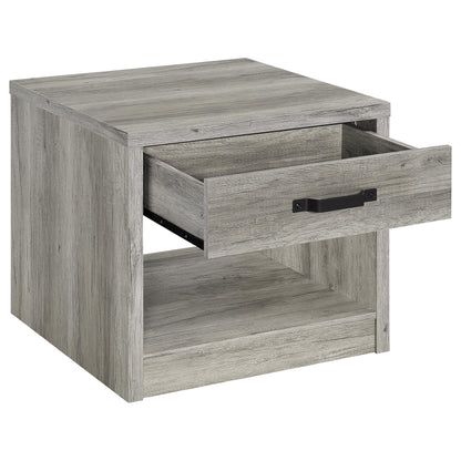 Felix Coffee and End Table Set Grey Driftwood