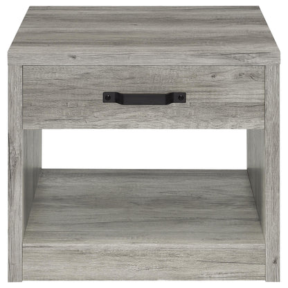 Felix Coffee and End Table Set Grey Driftwood