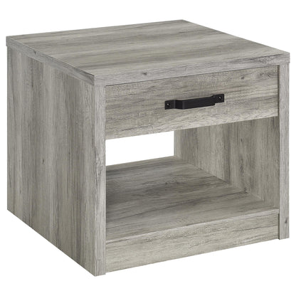 Felix Coffee and End Table Set Grey Driftwood