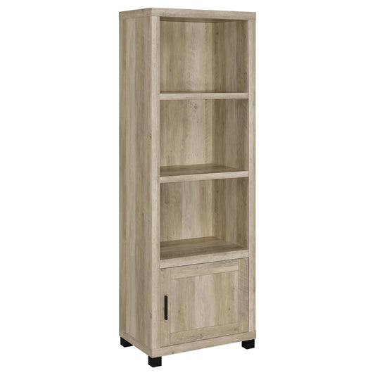 Sachin 3-shelf Engineered Wood Media Tower Dark Pine
