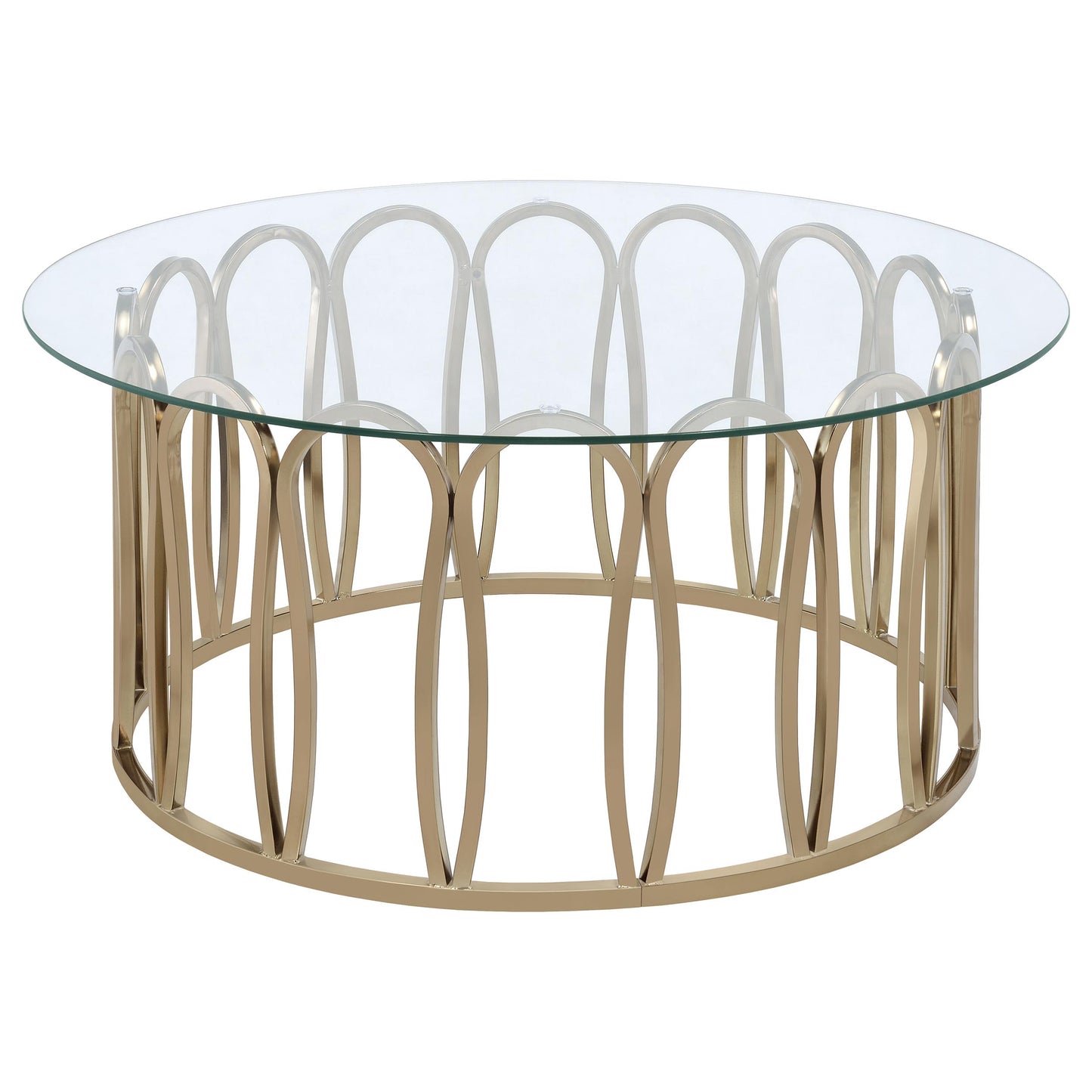 Merced 2-piece Rectangular Coffee and End Table Set Nickel