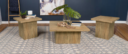 Devar Square Coffee and End Table Set Mango