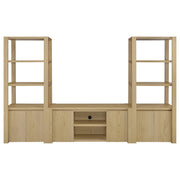 Laurelton 3-piece Entertainment Center TV Stand Light Oak