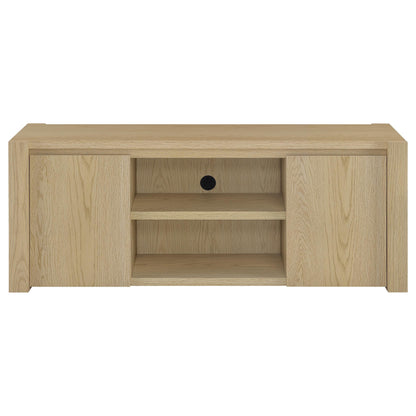 Laurelton 60-inch 2-door TV Stand Media Console Light Oak