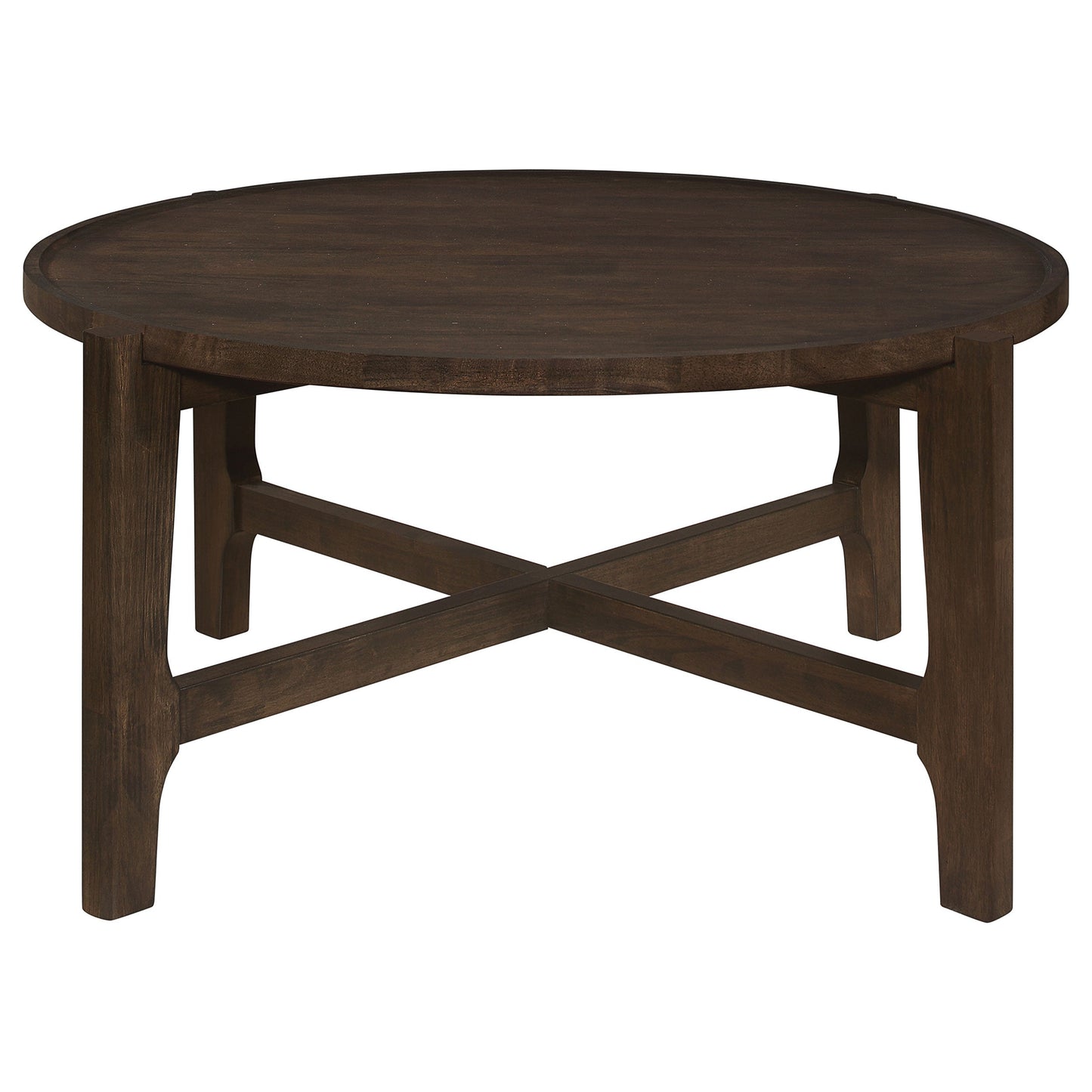 Cota Solid Wood Coffee and End Table Set Dark Brown