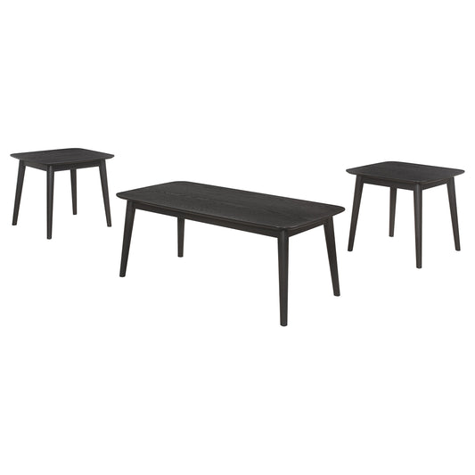 Radley Rectangular Coffee Table Set Black