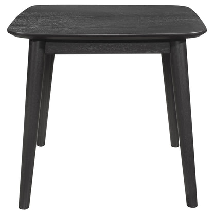 Juego de mesa de centro rectangular Radley en color negro