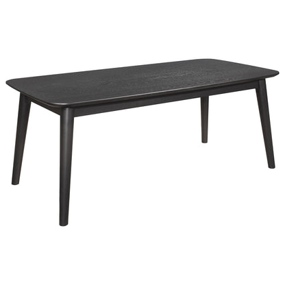 Juego de mesa de centro rectangular Radley en color negro