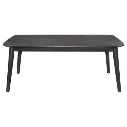 Juego de mesa de centro rectangular Radley en color negro