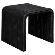 Cahya Rattan Coffee and End Table Set Black
