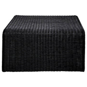 Cahya Rattan Coffee and End Table Set Black