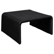 Cahya Rattan Coffee and End Table Set Black